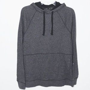 Apt. 9 Black Tie Hoodie Pullover Sweater